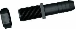 Green Leaf Nozzle Adapter 11/16 inch Thread to 1/2 inch Barb 3838DP - Sprayer Accessories