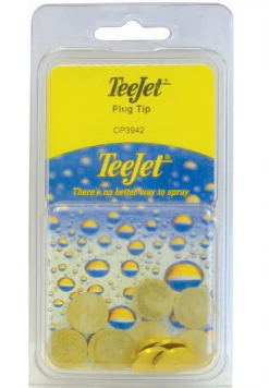 Fimco TeeJet 1/4 Brass Block Plug Tip 12 Pack 7771199 - Sprayer Accessories