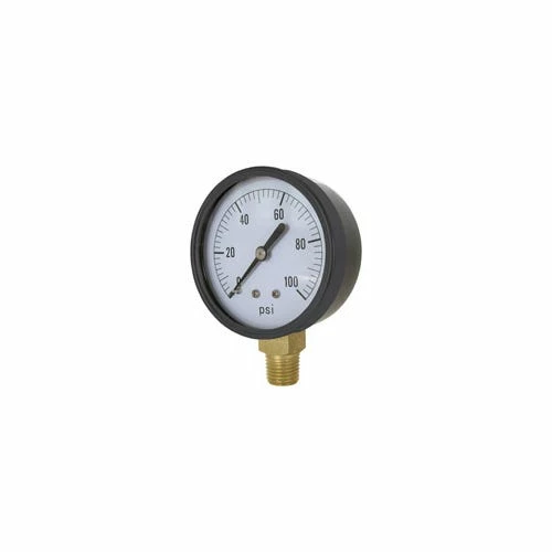 Valley Industries 4 inch Bottom Mount ABS Steel Case 60 PSI Dry Gauge CS-4124DSB60 - Sprayer Accessories