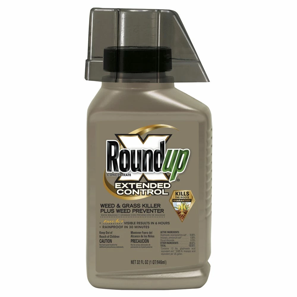 Roundup Concentrate Extended Control Weed & Grass Killer Plus Weed Preventer II, 32 Ounce - 5705010 - Herbicides 3 Roundup Concentrate Extended Control Weed & Grass Killer Plus Weed Preventer II, 32 Ounce - 5705010 - Herbicides