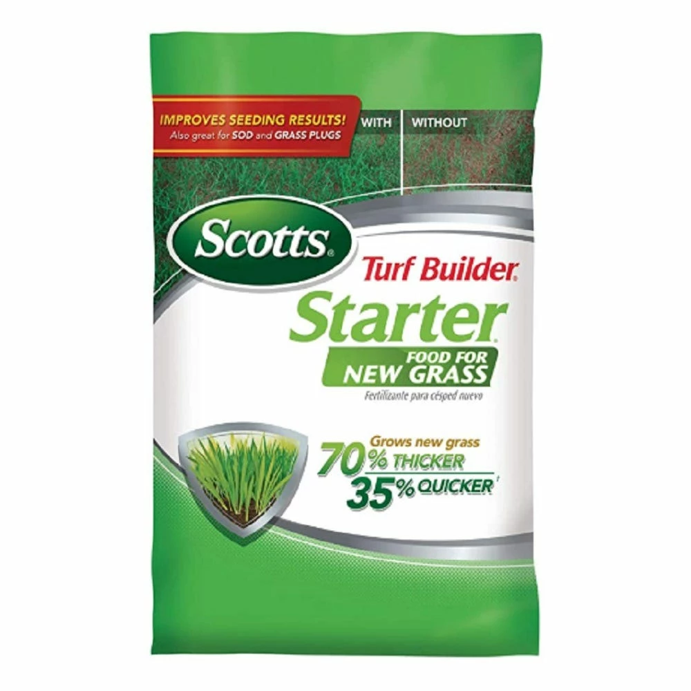 Scotts Turf Builder New Grass Starter Food, 3 lbs. - 21701 - Fertilizers 3 Scotts Turf Builder New Grass Starter Food, 3 lbs. - 21701 - Fertilizers