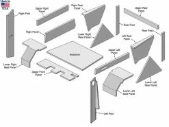 K&M K and M Mfg Allis Chalmers 7020 Cab Foam Kit Black Belly 4001 - Parts & Repair -Farm And Ranch store c5bcf0b372b5520f15dcd55d89e9e3a73e82274b 090960408 1
