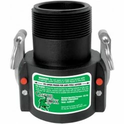 Green Leaf B Series Female Coupler 1 inch Male Thread Polypropylene Gator Lock GLP100B - Sprayer Accessories